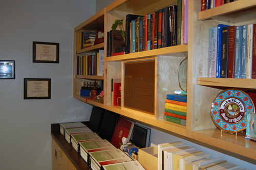 A photograph showing some of Dr. Ewing's collection.