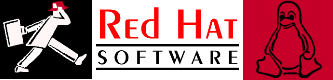 modified redhat logo w/ penguin